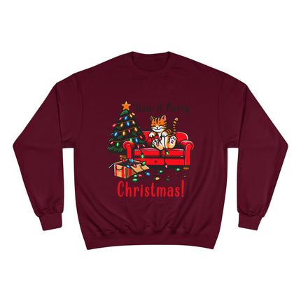 Christmas themed Champion Sweatshirt
