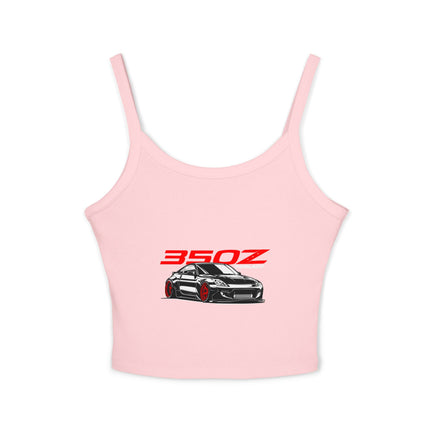 Auto-Enthusiasten Themen Damen Spaghetti Strap Tank Top 