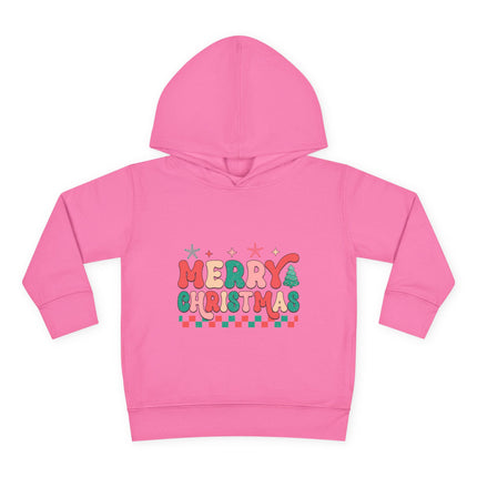 Christmas themed Toddler Pullover Fleece Hoodie