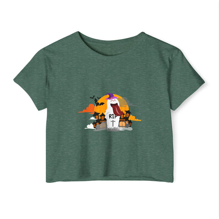 Halloween themed Women's Festival Crop Top