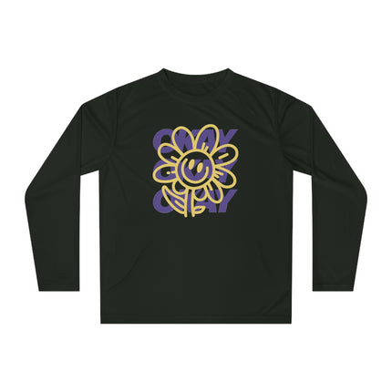 okay okay okay chill mood Unisex Performance Long Sleeve Shirt