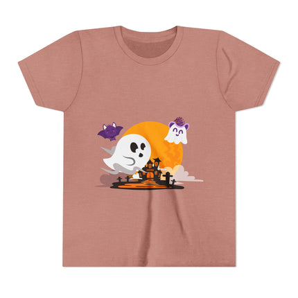 Halloween-Kurzarm-T-Shirt für Jugendliche