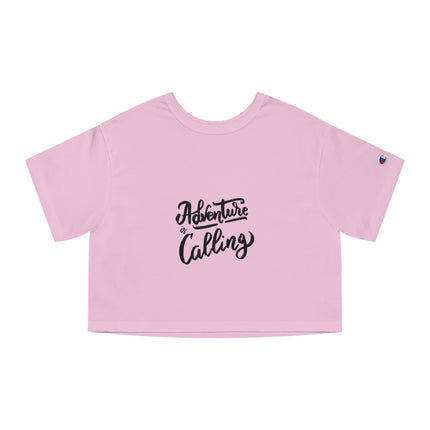 Typography themed Champion Women's Heritage Cropper T-Shirt
