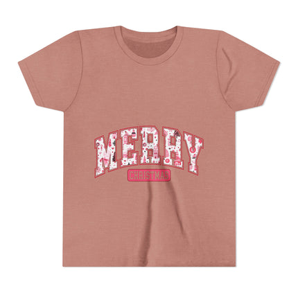 Kurzärmeliges T-Shirt für Jugendliche mit Weihnachtsmotiv