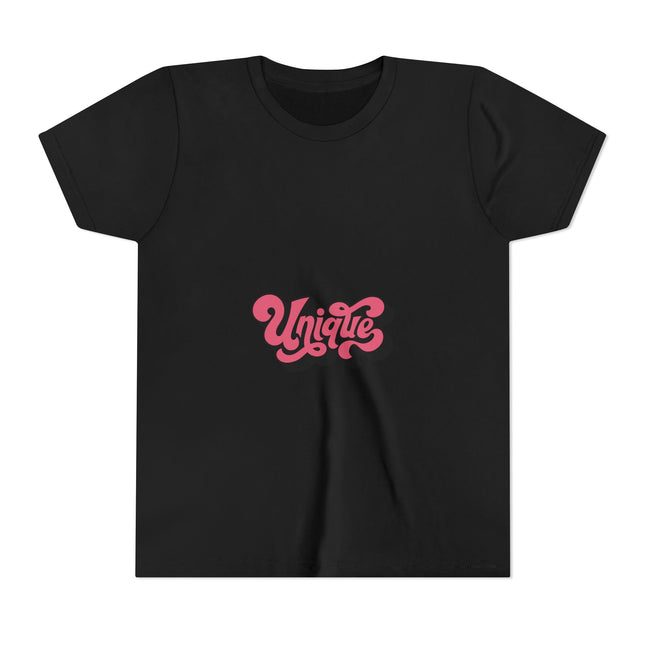 Kurzärmeliges Jugend-T-Shirt mit Typografie-Motiv
