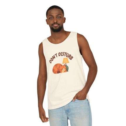 Don't Disturb Tank Top — Relaxed Garment-Dyed Casual Tank