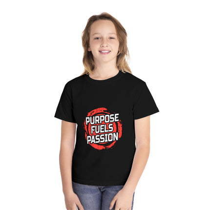 Typography themed Youth Midweight Tee