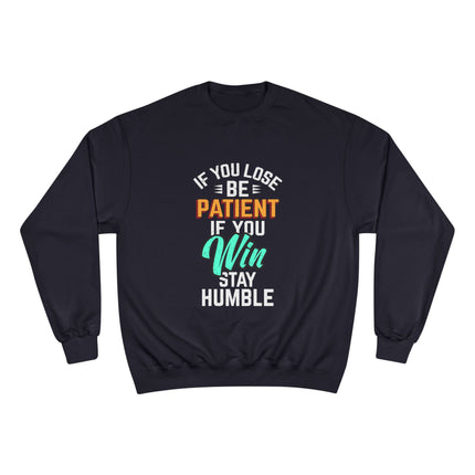 Champion-Sweatshirt mit Typografie-Motiv