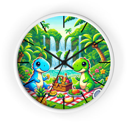 Cute 2 Dino design themed Wall Clock