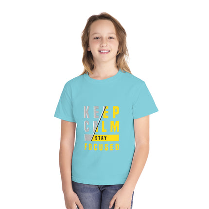 Typography themed Youth Midweight Tee
