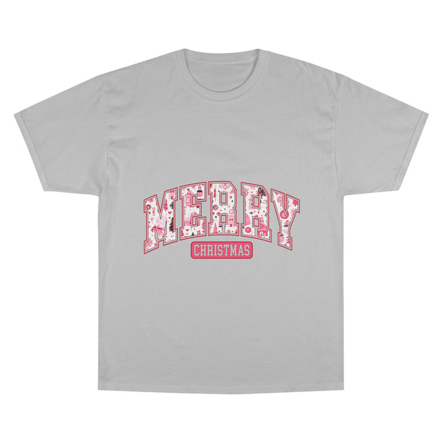 Champion-T-Shirt mit Weihnachtsmotiv