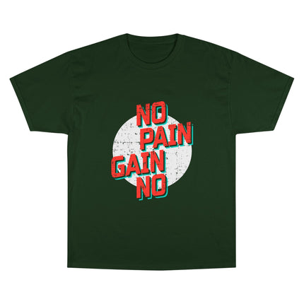 Champion-T-Shirt mit Typografie-Motiv