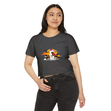 Halloween themed Women's Festival Crop Top