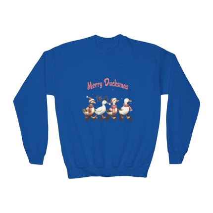 Christmas themed Youth Crewneck Sweatshirt