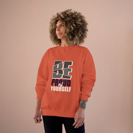 Champion-Sweatshirt mit Typografie-Motiv