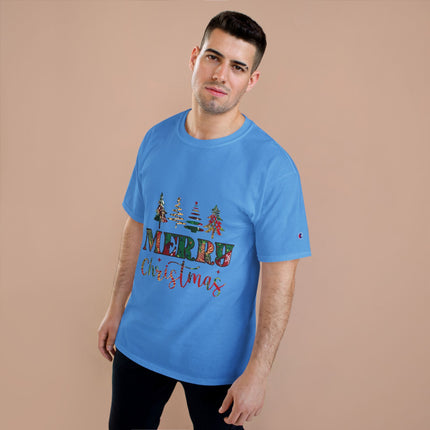 Champion-T-Shirt mit Weihnachtsmotiv