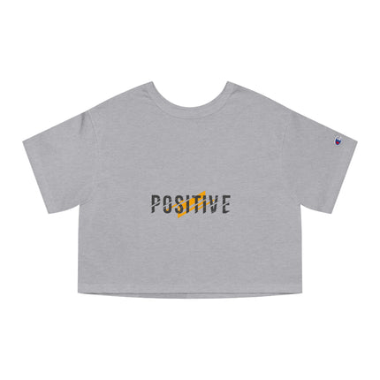 Typography themed Champion Women's Heritage Cropper T-Shirt