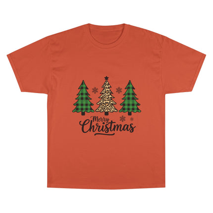 Champion-T-Shirt mit Weihnachtsmotiv