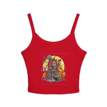 Halloween-Themen Damen Spaghetti Strap Tank Top 