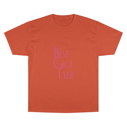Champion-T-Shirt mit Typografie-Motiv