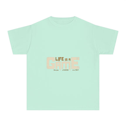 Typography themed Youth Midweight Tee
