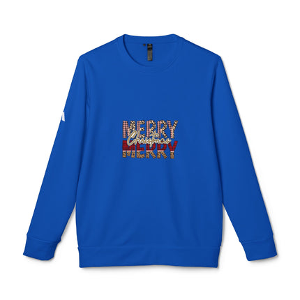 Christmas themed Adidas Unisex Fleece Crewneck Sweatshirt