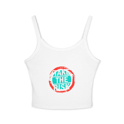 Typografie Themen Damen Spaghetti Strap Tank Top 