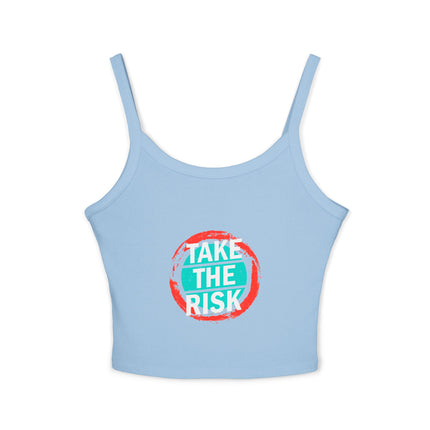 Typografie Themen Damen Spaghetti Strap Tank Top 