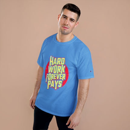 Champion-T-Shirt mit Typografie-Motiv