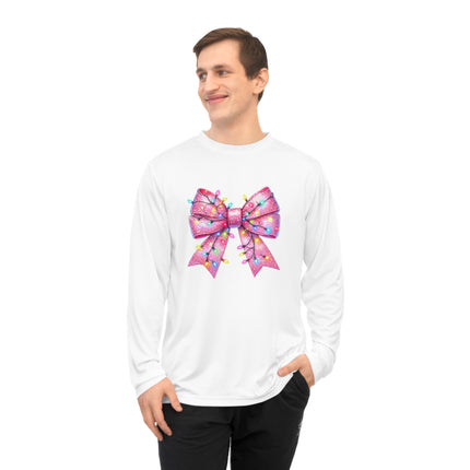 Christmas themed Unisex Performance Long Sleeve Shirt
