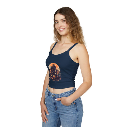 Halloween-Themen Damen Spaghetti Strap Tank Top 