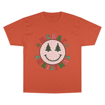 Champion-T-Shirt mit Weihnachtsmotiv