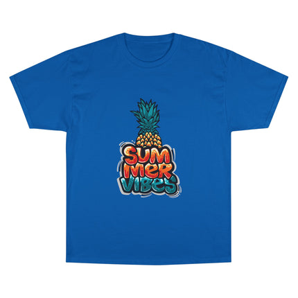 Champion-T-Shirt mit Typografie-Motiv