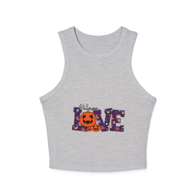 Halloween-Themen Damen Micro Rib Racer Tank Top