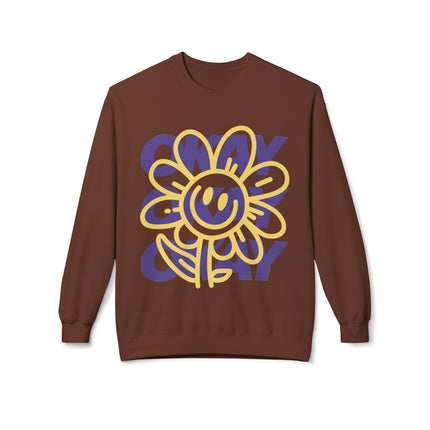 Unisex-Sweatshirt mit Rundhalsausschnitt aus mittelschwerem Softstyle-Fleece