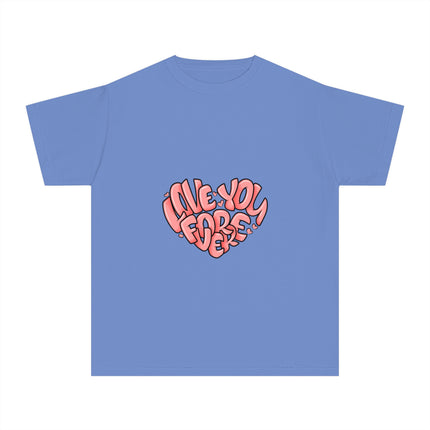 Typography themed Youth Midweight Tee