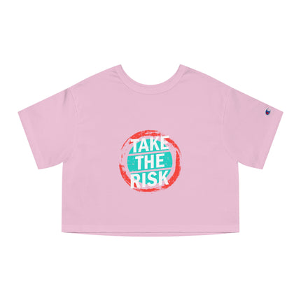Typography themed Champion Women's Heritage Cropper T-Shirt