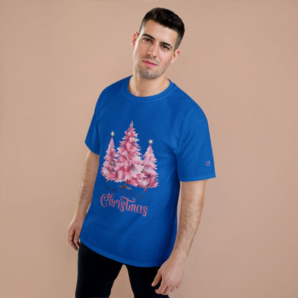 Champion-T-Shirt mit Weihnachtsmotiv