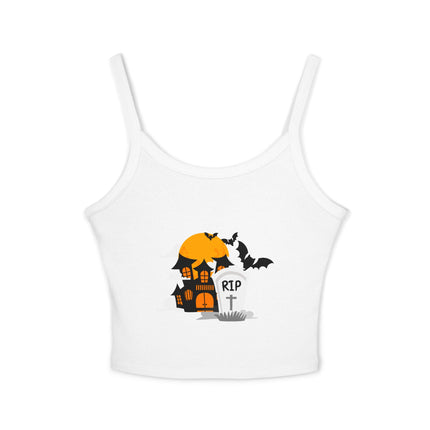 Halloween-Themen Damen Spaghetti Strap Tank Top 