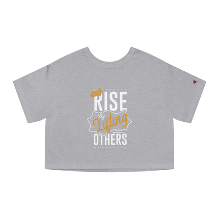 Typography themed Champion Women's Heritage Cropper T-Shirt