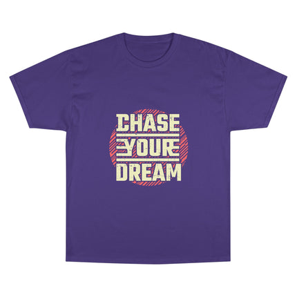 Champion-T-Shirt mit Typografie-Motiv