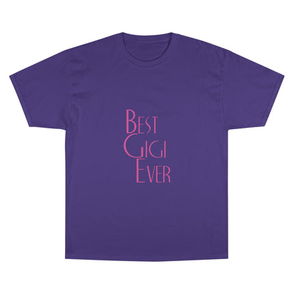 Champion-T-Shirt mit Typografie-Motiv