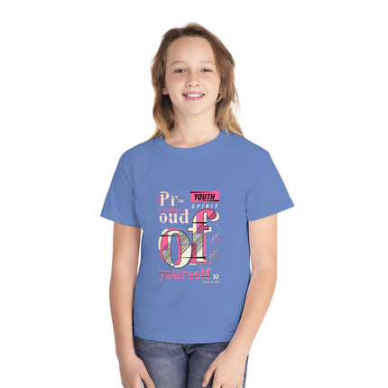 Typography themed Youth Midweight Tee