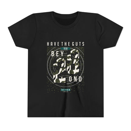 Typography themed Youth Short Sleeve Tee