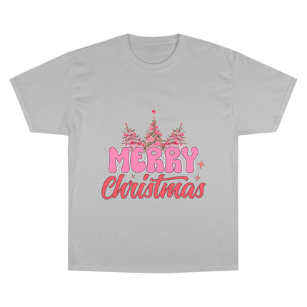 Champion-T-Shirt mit Weihnachtsmotiv