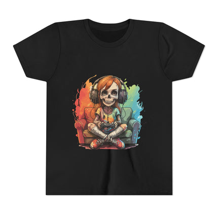 Halloween-Kurzarm-T-Shirt für Jugendliche