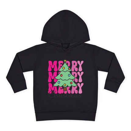 Christmas themed Toddler Pullover Fleece Hoodie