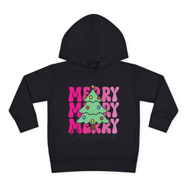 Christmas themed Toddler Pullover Fleece Hoodie
