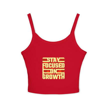 Typografie Themen Damen Spaghetti Strap Tank Top 