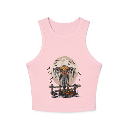Halloween-Themen Damen Micro Rib Racer Tank Top